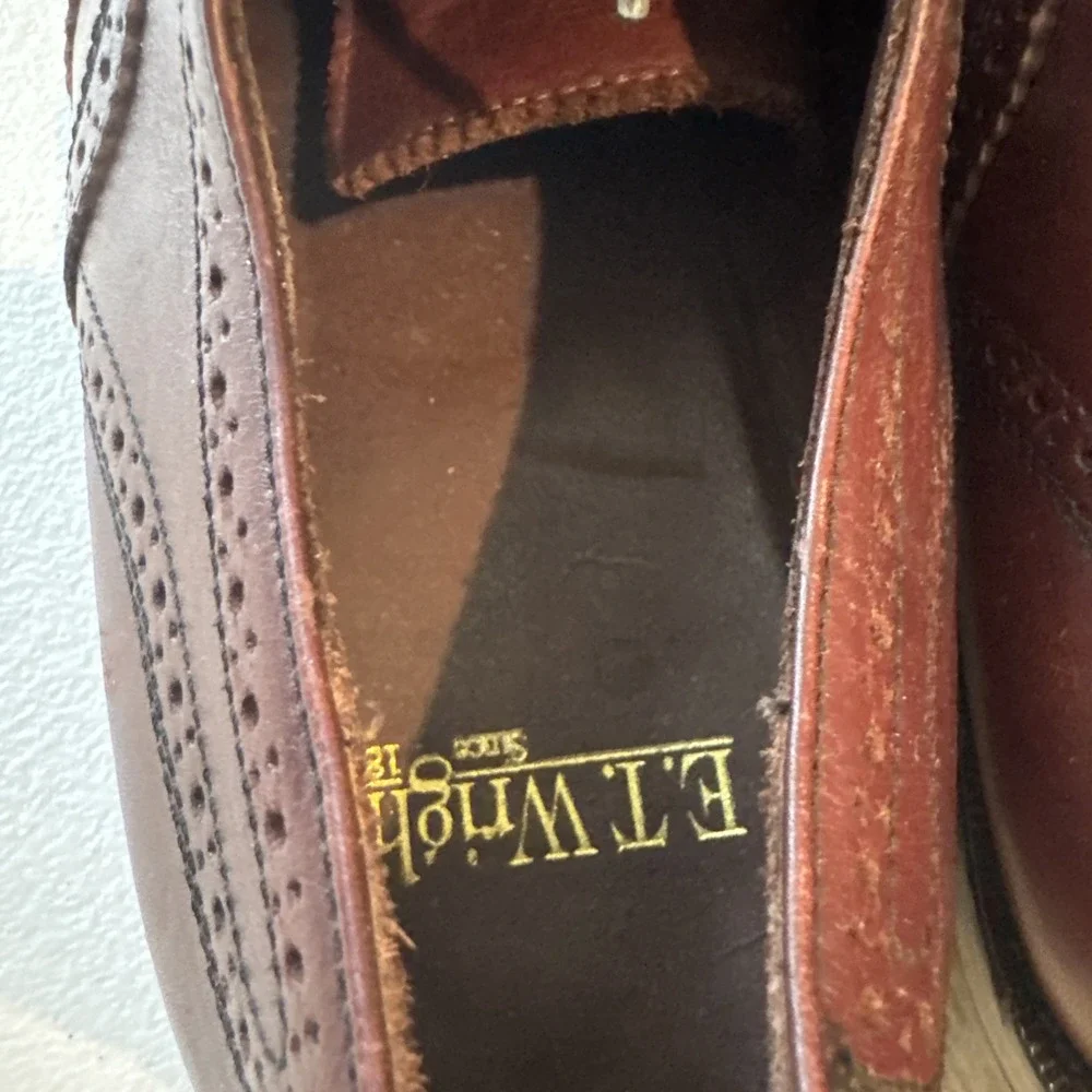 ET Wright Dress Shoes Size 12A Leather